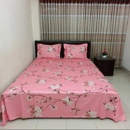 Premium King Size Cotton Bedsheet Set (3 Pieces) – BR-01